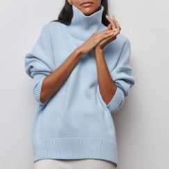 6 Pcs Winter Knit Turtleneck Sweater