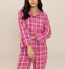 2 Set Plaid Pajamas Homewear