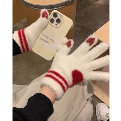 12 pairs Women Casual Heart Shape Gloves